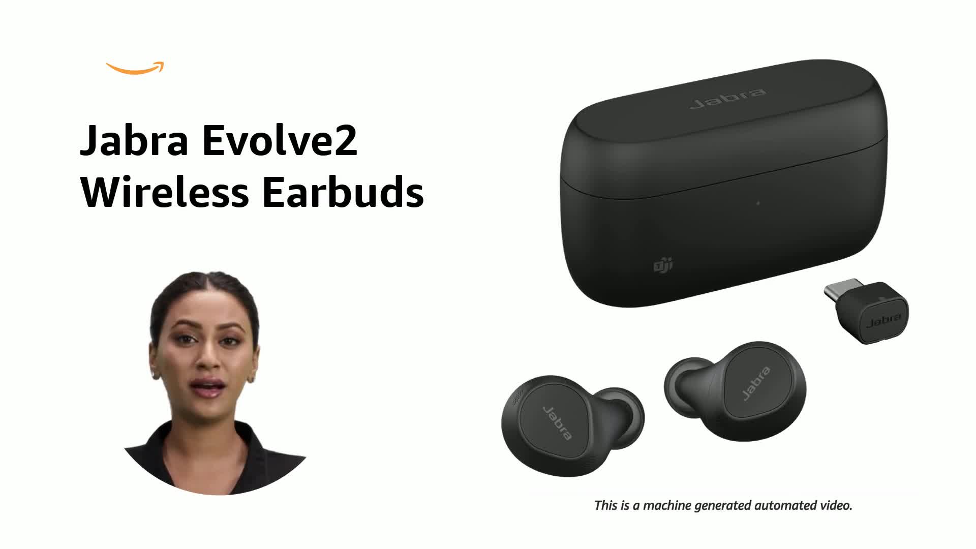 Jabra Evolve2 True Wireless in-Ear Bluetooth Earbuds with Active
